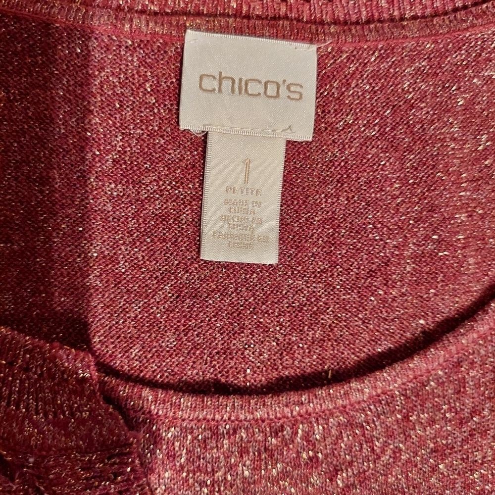 Chico's Peasant Style Pullover with Tank - Picture 4 of 9
